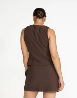 Brooks Vest (Cocoa)*CHARCOAL Sale