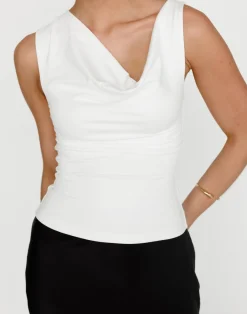 Brunch Top (White)*CHARCOAL Sale
