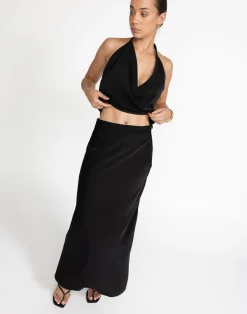 Cabaret Maxi Skirt (Black)*CHARCOAL Best