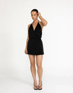 Cabaret Mini Dress (Black)*CHARCOAL Best