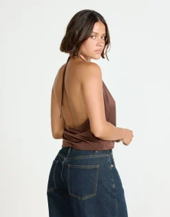 Cabaret Top (Cocoa)*CHARCOAL Clearance