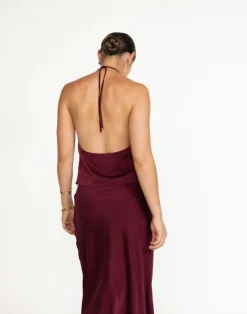Cabaret Top (Plum)*CHARCOAL Clearance