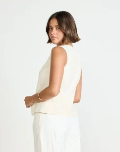 Caisey Top (Oat)*CHARCOAL Outlet