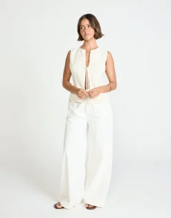 Caisey Top (Oat)*CHARCOAL Outlet