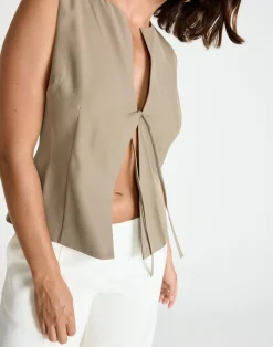 Caisey Top (Stone)*CHARCOAL Fashion