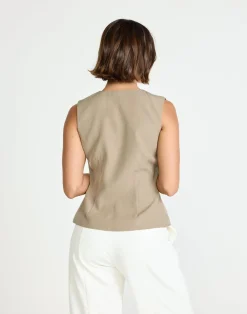 Caisey Top (Stone)*CHARCOAL Fashion