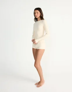 Cali Long Sleeve Top (Cream)*CHARCOAL CLOTHING Clearance