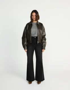 Callum Jacket (Chocolate)*CHARCOAL CLOTHING Clearance