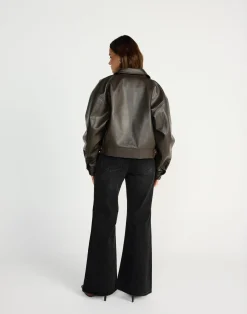 Callum Jacket (Chocolate)*CHARCOAL CLOTHING Clearance