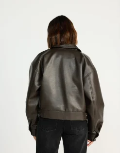 Callum Jacket (Chocolate)*CHARCOAL CLOTHING Clearance