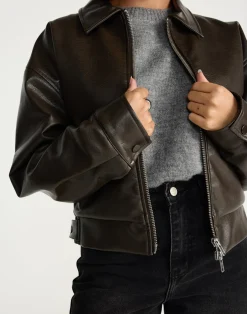 Callum Jacket (Chocolate)*CHARCOAL CLOTHING Clearance
