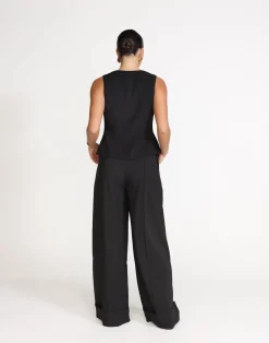 Camellia Pants (Black)*CHARCOAL Hot