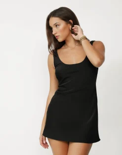 CamillIo Mini Dress (Black)*CHARCOAL Sale