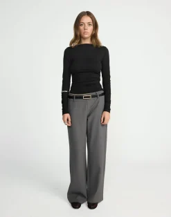 Caprice Long Sleeve Top (Black)*CHARCOAL CLOTHING Discount