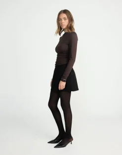 Caprice Long Sleeve Top (Chocolate)*CHARCOAL CLOTHING Best