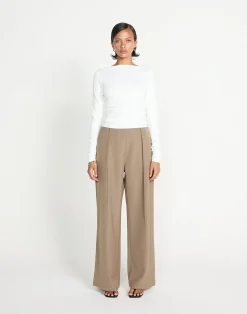 Caprice Long Sleeve Top (White)*CHARCOAL CLOTHING Online