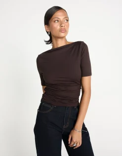 Caprice Top (Chocolate)*CHARCOAL CLOTHING Best