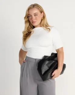 Caprice Top (White)*CHARCOAL CLOTHING Clearance