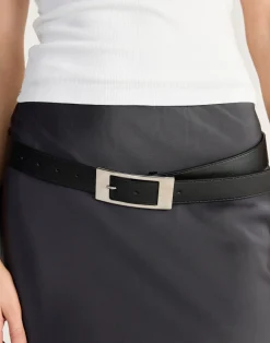 Carina Belt (Black/Silver)*CHARCOAL Best