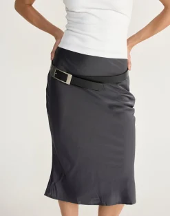 Carina Belt (Black/Silver)*CHARCOAL Best