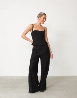 Caris Top (Black)*CHARCOAL Best