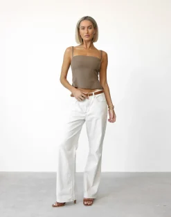Caris Top (Mocha)*CHARCOAL Best