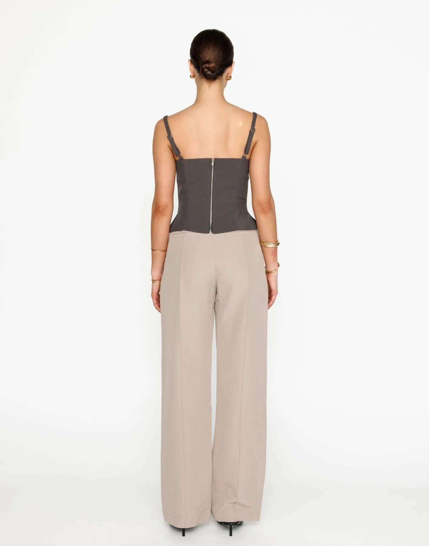 Caris Top (Slate)*CHARCOAL Fashion