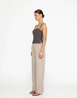 Caris Top (Slate)*CHARCOAL Fashion