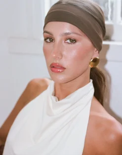 Carmen Headband (Cocoa)*CHARCOAL CLOTHING Clearance
