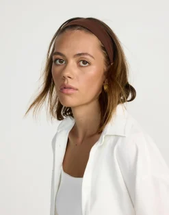 Carmen Headband (Cocoa)*CHARCOAL CLOTHING Clearance