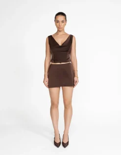 Cascades Top (Cocoa)*CHARCOAL New