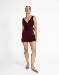Cascades Top (Plum)*CHARCOAL New