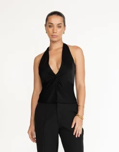 Cecil Top (Black)*CHARCOAL Hot
