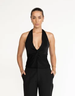 Cecil Top (Black)*CHARCOAL Hot