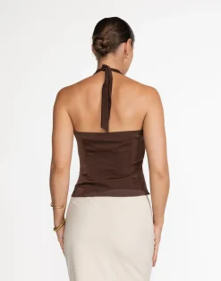 Cecil Top (Cocoa)*CHARCOAL Discount