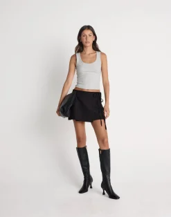 Cedar Skort (Black)*CHARCOAL CLOTHING Sale