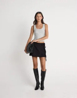 Cedar Skort (Black)*CHARCOAL CLOTHING Sale