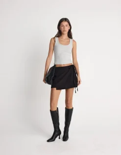 Cedar Skort (Black)*CHARCOAL CLOTHING Sale