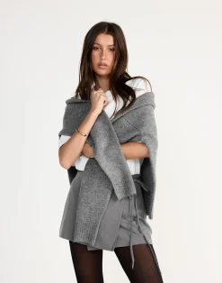Cedar Skort (Grey)*CHARCOAL CLOTHING Sale