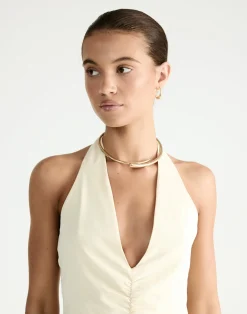 Celestine Necklace (Gold)*CHARCOAL New