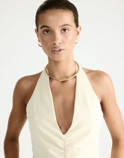 Celestine Necklace (Gold)*CHARCOAL New