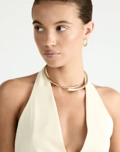 Celestine Necklace (Gold)*CHARCOAL New