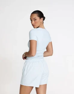 Channing Baby Tee (Baby Blue)*CHARCOAL Discount
