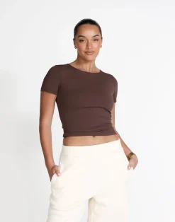 Channing Baby Tee (Chocolate)*CHARCOAL Outlet