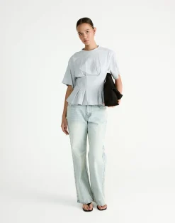 Chaya Top (Grey Marle)*CHARCOAL Online