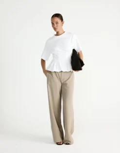 Chaya Top (White)*CHARCOAL Hot