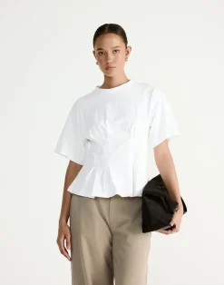 Chaya Top (White)*CHARCOAL Hot