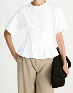 Chaya Top (White)*CHARCOAL Hot
