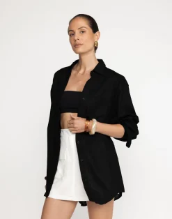 Cheryl Mini Skirt (White)*CHARCOAL Clearance