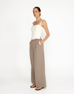 Chicago Pants (Mushroom) - Petite*CHARCOAL Outlet